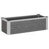 vidaXL Letto rialzato da giardino Grigio 75 x 30 x 22 cm