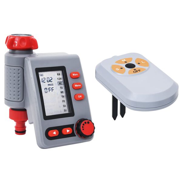 vidaXL Timer Digitale con Uscita Singola e Sensore di Umidità