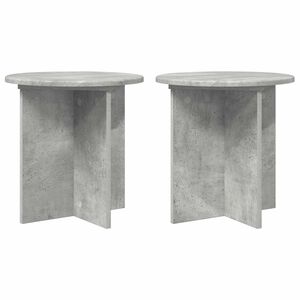 vidaXL Supporto per piante 2 pcs Grigio Cemento 40 x 40 x 40 cm