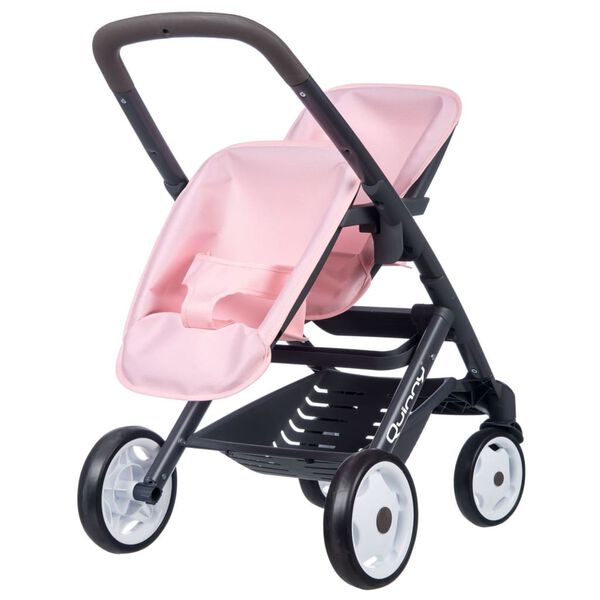 Smoby Passeggino Giocattolo Sportivo Bambole Gemelle Maxi-Cosi Rosa
