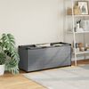 vidaXL Scatola Portaoggetti Grigia 105x34,5x45 cm in Tessuto