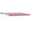 vidaXL Tenda retrattile manuale con LED 4,5 &times; 3 m