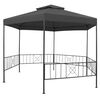 vidaXL Gazebo da Giardino 323x275x265 cm Antracite
