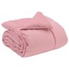 vidaXL Duvet Invernale Trapuntato Rosa 135 x 220 cm Microfibra