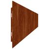 vidaXL Bordure per Prato 50 pz 10x103 cm Flessibili in Acciaio Corten