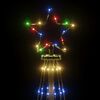 vidaXL Albero di Natale con Puntale Colorato 310 LED 300 cm
