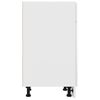 vidaXL Armadio Inferiore Cassetto “Lyon” Bianco Lucido 50x46x81,5