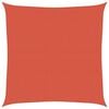 vidaXL Vela Parasole 160 g/m&sup2; Terracotta 6x6 m in HDPE
