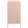 vidaXL Credenza Rosa 68x39x73,5 cm in Acciaio Laminato a Freddo
