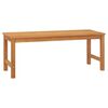 vidaXL Panchina da Giardino 114 cm in Legno Massello di Teak