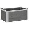 vidaXL Letto rialzato da giardino Grigio 50 x 30 x 22 cm
