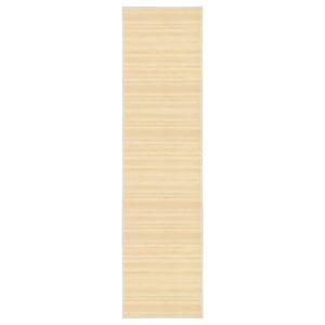 vidaXL Tappeto in Bamb&ugrave; 80x300 cm Naturale