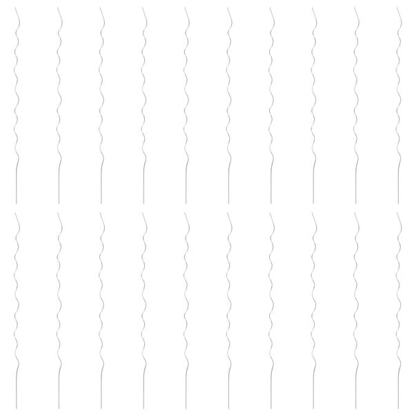 vidaXL 20 pz Supporti a Spirale per Piante 170 cm in Acciaio Zincato