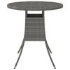 vidaXL Set Divani da Giardino 5 pz con Cuscini in Polyrattan Grigio