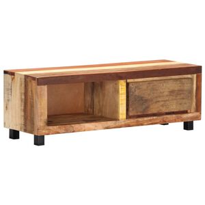 vidaXL Mobile Porta TV 100x30x33 cm in Legno Massello di Recupero
