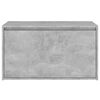 vidaXL Panca da Ingresso 80x40x45 cm Grigio Cemento in Truciolato