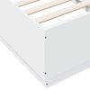 vidaXL Giroletto Bianco 75x190 cm in Legno Multistrato