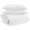 vidaXL Set di Piumoni con cuscino 3 pcs Bianco Piuma d'anatra