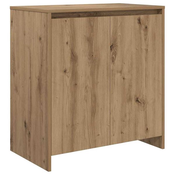 vidaXL Credenza con cassetto 3 pcs Rovere artigianale 70 x 41 x 75 cm
