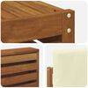 vidaXL Set divani 6 pcs Naturale e Crema Legno di Acacia Massello
