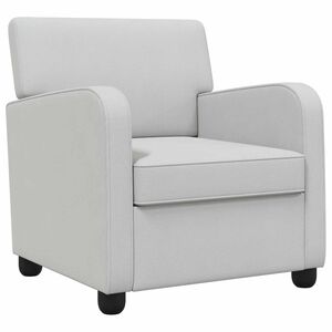 vidaXL Poltrona Grigio Chiaro Velluto