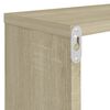 vidaXL Mensole Parete Cubo 4pz Rovere Sonoma 80x15x26,5cm Multistrato