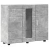 vidaXL Armadio in Legno Grigio cemento 88,5 x 30,5 x 73 cm