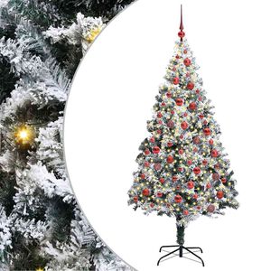 vidaXL Albero di Natale artificiale Bianco 180 cm