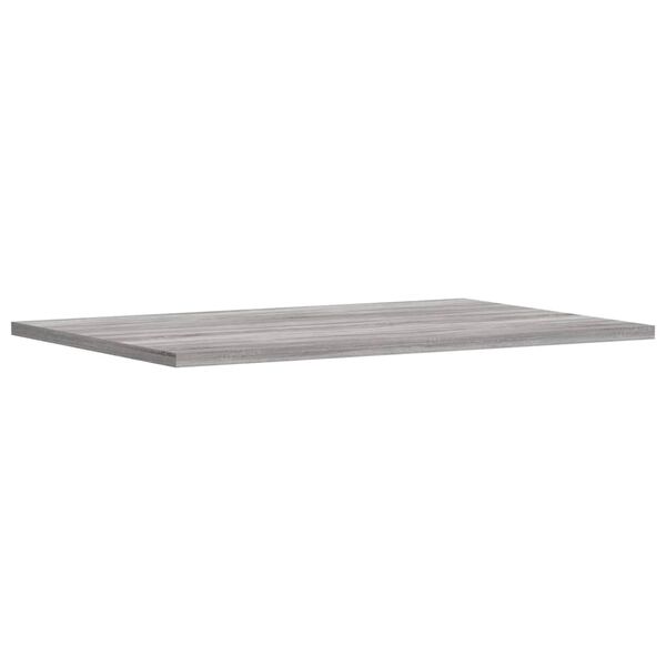 vidaXL Mensole Parete 4pz Grigio Sonoma 60x40x1,5 cm Legno Multistrato