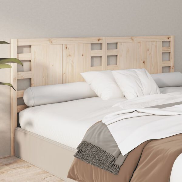 vidaXL Testiera per Letto 206x4x100 cm in Legno Massello di Pino
