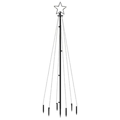 vidaXL Albero di Natale con Puntale Colorato 108 LED 180 cm