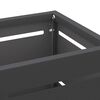 vidaXL Supporto per Ombrellone Nero 15.5 x 15.5 x 49 cm Metallo