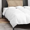 vidaXL Duvet Invernale con cuscino 2 pcs Bianco Piuma d'anatra