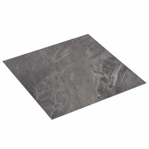 vidaXL Plance per Pavimentazione Autoadesiva Nero 30,5 x 30,5 cm 20 pz