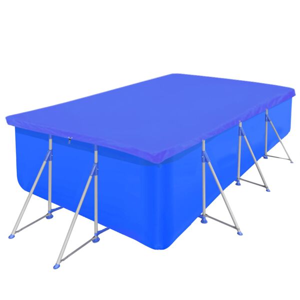 vidaXL Copertura per Piscina Rettangolare 90g/mq 540 x 270 cm