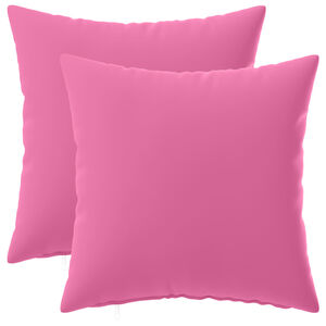 vidaXL Federa 2 pcs HEERLEN Rosa 30 x 30 cm Poliestere