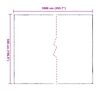 vidaXL Telo con Occhielli Trasparente 5 x 10 m Polietilene