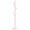vidaXL Appendiabiti Rosa 172 cm in Ferro Verniciato a Polvere