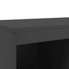 vidaXL Credenza Nera 68x39x111,5 cm Acciaio