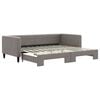 vidaXL Divano Letto con Letto Estraibile Tortora 90x200 cm in Tessuto