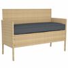 vidaXL Set di Cuscini per Pallet 2 pcs Antracite 100 x 40 x 8 cm
