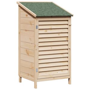 vidaXL Capanno da Giardino con tetto Naturale 59 x 56 x 113,5 cm
