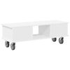 vidaXL Supporto TV Bianco 100 x 35 x 35 cm Legno multistrato