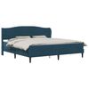 vidaXL Struttura del letto con testiera Blu 180 x 200 cm Velluto