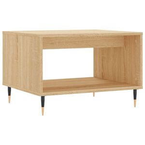 vidaXL Tavolino da Salotto Rovere Sonoma 60x50x40 cm Legno Multistrato