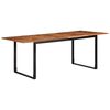 vidaXL Tavolo da Pranzo 200x100x75 cm in Legno Massello di Acacia