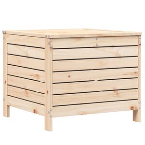 vidaXL Poggiapiedi da Giardino 62x63,5x53,5 cm Legno Massello di Pino
