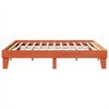 vidaXL Letto senza Materasso Marrone Cera 200x200 cm in Legno di Pino