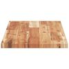 vidaXL Piano Tavolo Rettangolare 100x30x2 cm Legno Massello di Acacia