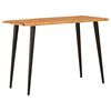 vidaXL Tavoli da pranzo Marrone e Nero 110 x 55 x 78 cm